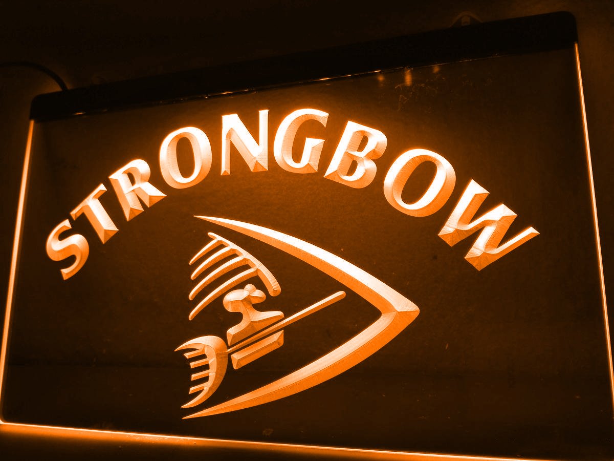 Strongbow Sign Strongbow LED Neon Sign Electrical | The perfect gift for your room or cave