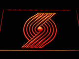 Portland Trail Blazers 2 LED Neon Sign USB - Orange - TheLedHeroes
