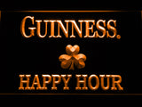 FREE Guinness Shamrock Happy Hour LED Sign - Orange - TheLedHeroes