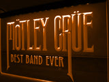FREE Motley Crue Best Band Ever LED Sign - Orange - TheLedHeroes