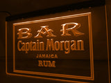 Captain Morgan Jamaica Rum Bar LED Neon Sign USB - Orange - TheLedHeroes