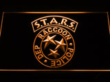 Biohazard Stars RPD Resident Evil LED Neon Sign USB - Orange - TheLedHeroes