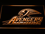 Los Angeles Avengers LED Neon Sign Electrical - Orange - TheLedHeroes