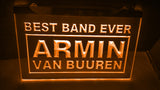 FREE Armin Van Buuren Best Band Ever LED Sign - Orange - TheLedHeroes