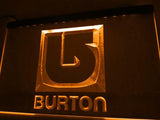 Burton Snowboarding LED Neon Sign USB - Orange - TheLedHeroes