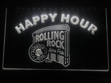 Rolling Rock Happy Hour LED Neon Sign Electrical - White - TheLedHeroes