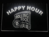 FREE Rolling Rock Happy Hour LED Sign - White - TheLedHeroes