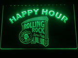Rolling Rock Happy Hour LED Neon Sign Electrical - Green - TheLedHeroes