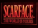 Scarface The World is Yours LED Neon Sign Electrical - Orange - TheLedHeroes