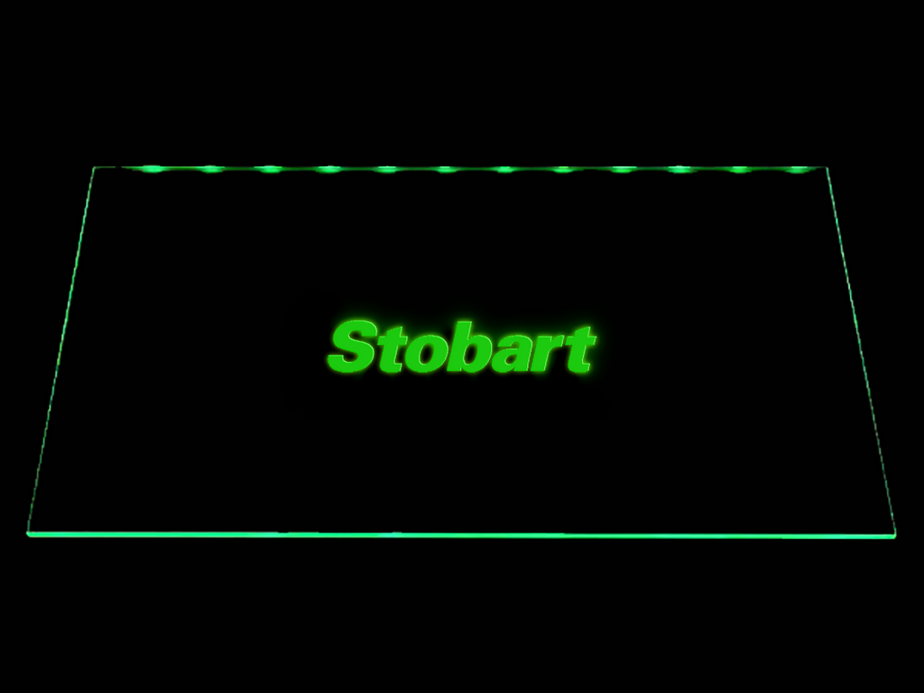 Stobart LED Neon Sign USB - Green - TheLedHeroes