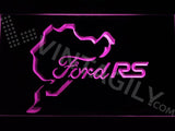 Ford RS N??rburgring LED Neon Sign USB - Purple - TheLedHeroes