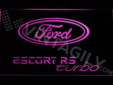 Ford Escort RS Turbo 2 LED Neon Sign USB - Purple - TheLedHeroes