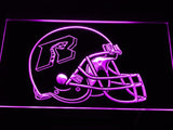 Arizona Rattlers Helmet LED Neon Sign Electrical - Purple - TheLedHeroes