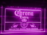 Corona Extra (2) LED Neon Sign Electrical - Purple - TheLedHeroes