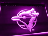 Toronto Blue Jays (7) LED Neon Sign Electrical - Purple - TheLedHeroes