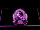 Collingwood Football Club LED Neon Sign USB - Purple - TheLedHeroes
