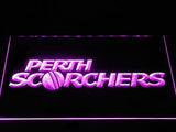 Perth Scorchers LED Neon Sign USB - Purple - TheLedHeroes