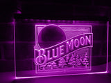 Blue Moon (2) LED Neon Sign USB - Purple - TheLedHeroes