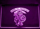 Sons of Anarchy LED Neon Sign Electrical - Purple - TheLedHeroes