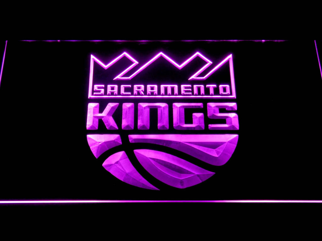 Sacramento Kings 2 LED Neon Sign Electrical - Purple - TheLedHeroes