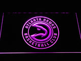 Atlanta Hawks 2 LED Neon Sign Electrical - Purple - TheLedHeroes