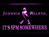 Johnnie Walker It's 5pm Somewhere LED Neon Sign Electrical -  - TheLedHeroes