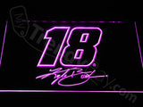 FREE Kyle Busch LED Sign - Purple - TheLedHeroes