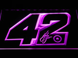 Kyle Larson LED Neon Sign Electrical - Purple - TheLedHeroes