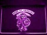 FREE Sons of Anarchy LED Sign - Purple - TheLedHeroes