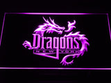 New York Dragons LED Neon Sign USB - Purple - TheLedHeroes