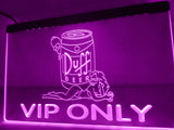 FREE Duff VIP Only (2) LED Sign - Purple - TheLedHeroes