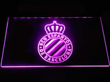 RCD Espanyol LED Neon Sign USB - Purple - TheLedHeroes