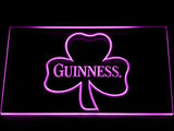 Guinness Shamrock LED Neon Sign Electrical - Purple - TheLedHeroes