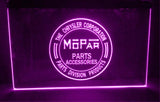 Mopar (2) LED Neon Sign Electrical - Purple - TheLedHeroes