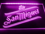 San Miguel LED Neon Sign Electrical - Purple - TheLedHeroes