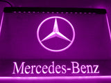 FREE Mercedes Benz 2 LED Sign - Purple - TheLedHeroes