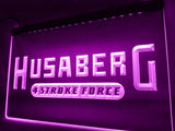 Husaberg Motorcycle Bike LED Neon Sign USB - Purple - TheLedHeroes