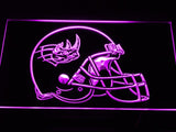 Grand Rapids Rampage Helmet LED Neon Sign Electrical - Purple - TheLedHeroes