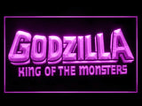 Godzilla King of the Monsters 2 LED Neon Sign USB - Purple - TheLedHeroes