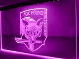 Metal Gear Solid Wolf LED Neon Sign USB - Purple - TheLedHeroes