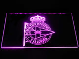 FREE Deportivo de La Coruña LED Sign - Purple - TheLedHeroes