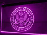 24 Twenty Four CTU Jack Bauer LED Neon Sign Electrical - Purple - TheLedHeroes