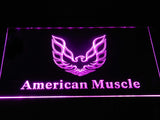 American Muscle Cars 2 LED Neon Sign Electrical - Purple - TheLedHeroes