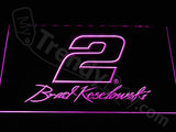 Brad Keselowski 2 LED Neon Sign Electrical - Purple - TheLedHeroes