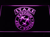FREE Biohazard Stars RPD Resident Evil LED Sign - Purple - TheLedHeroes