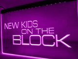 New Kids On the Block LED Neon Sign USB - Purple - TheLedHeroes
