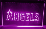 Los Angeles Angels LED Neon Sign Electrical - Purple - TheLedHeroes