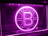 Boston Bruins LED Neon Sign Electrical - Purple - TheLedHeroes