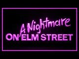 A Nightmare On Elm Street 2 LED Neon Sign USB - Purple - TheLedHeroes