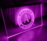 FREE Oakland Athletics LED Sign - Purple - TheLedHeroes